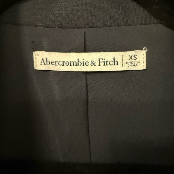 Abercrombie & Fitch Black Long Sleeve Blazer Dress Size XS - Picture 2 of 3
